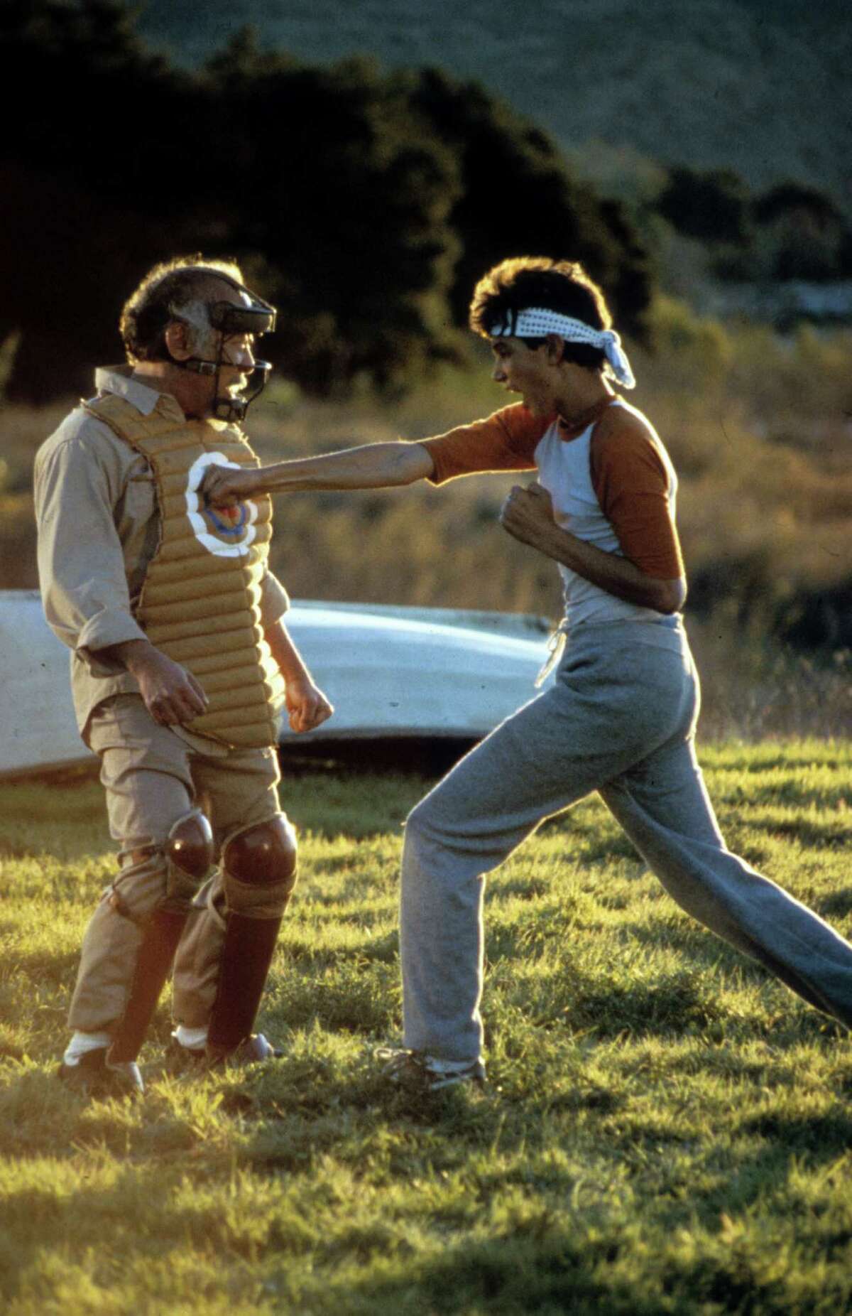 We were so amped up about "Top Gun" Day and "Ghostbusters" turning 30 that we almost forgot to celebrate another classic '80s film celebrating an anniversary: "The Karate Kid."Having premiered 30 years ago in June, "The Karate Kid" remains and American pop culture mainstay, with Miyagi's wise lessons ("Wax on, wax off"), the "crane" kick, and the Cobra Kai ("No mercy!").So trim your bonsai tree, crush some house flies with your chopsticks and fire up Bananarama's "Cruel Summer" and relive the movie that made you and your friends want to learn karate, despite your mother's objections.