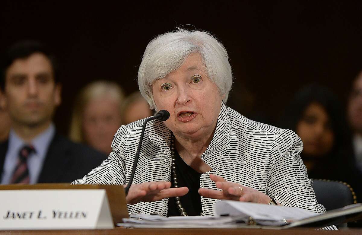 Federal Reserve Chairwoman Janet Yellen testifies at a hearing on the Semiannual Monetary Policy Report to Congress, Tuesday, July 15, 2014 in Washington. (Olivier Douliery/Abaca Press/MCT)