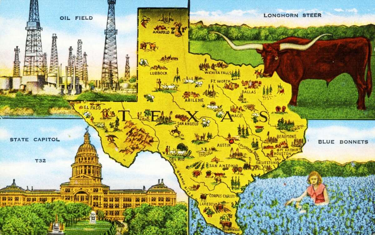 Let's start with that motto, an easy fix.  It will now be "Texas: It IS a whole other country."  By the way, if you have this postcard, please go ahead and cross out the "state" in front of the word "Capitol."