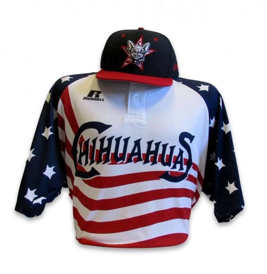Texas baseball team jersey features face of Chihuahua San Antonio