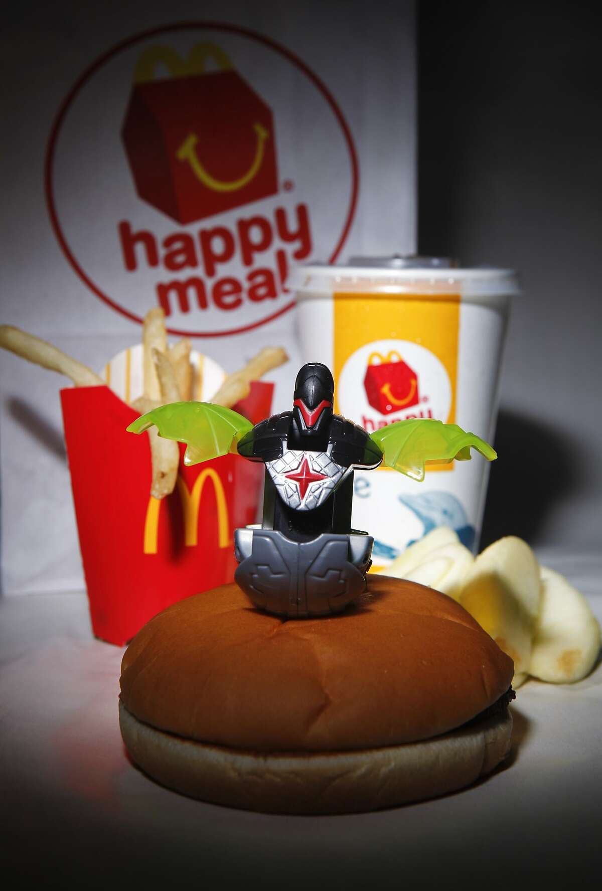 A McDonald's Happy Meal, purchased on Tuesday, Nov. 29, 2011 in San Francisco, Calif., came with a free toy