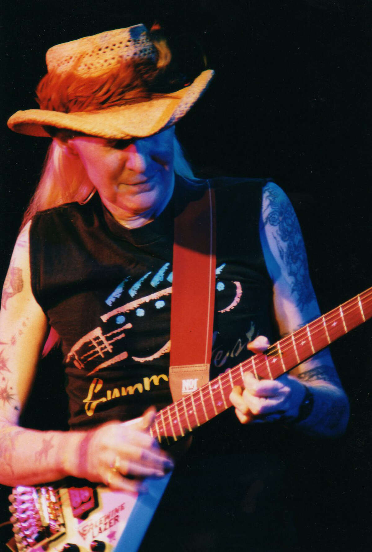 johnny winter blues and tattoo