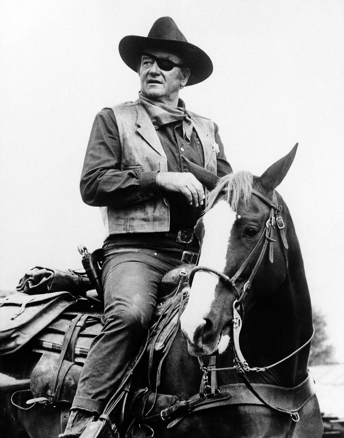 John Wayne appears in a scene from "True Grit."