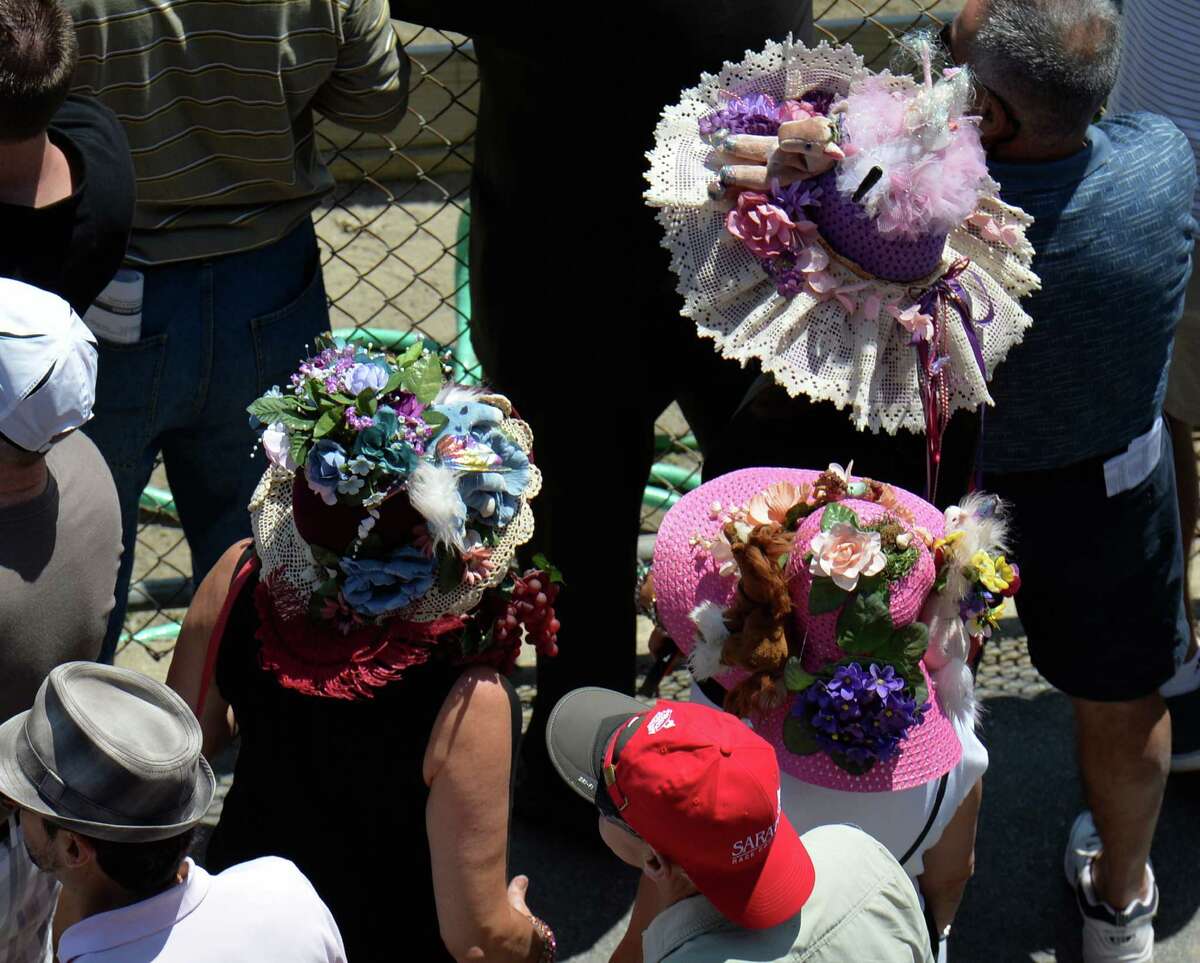 SEEN Hat Contest at Saratoga Race Course 2014