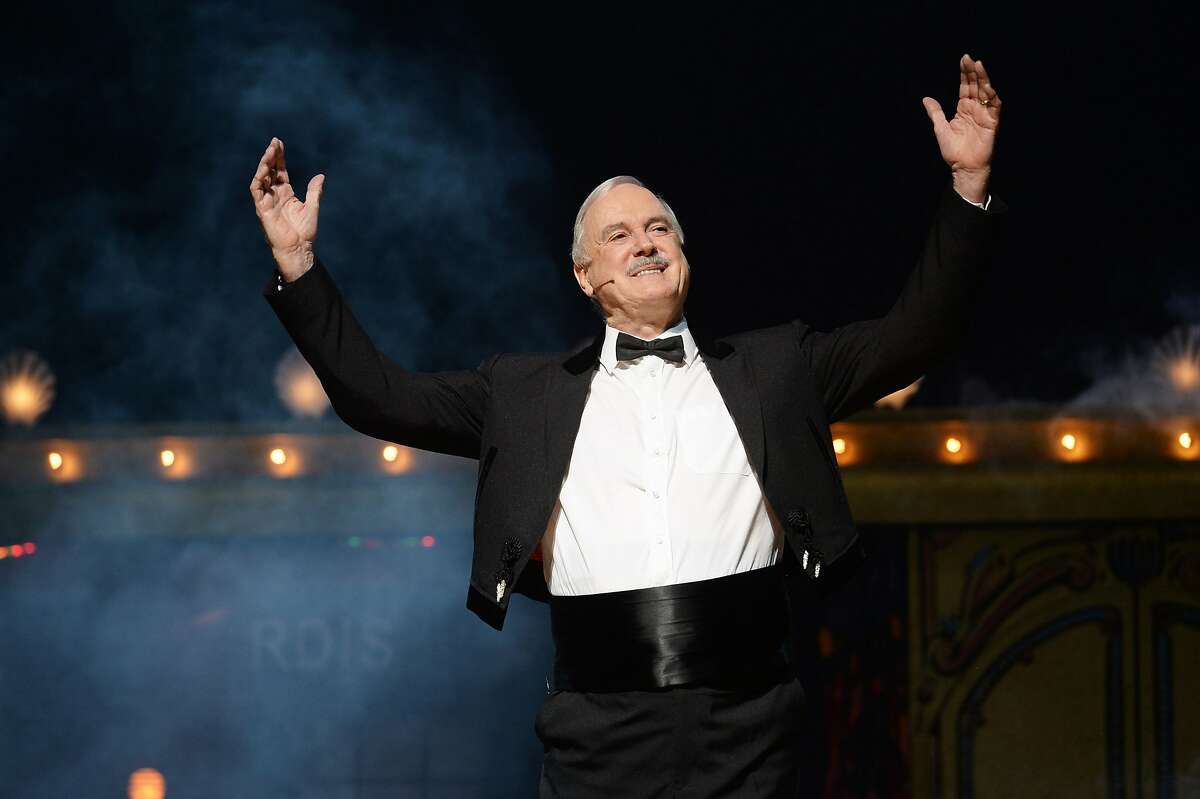John Cleese performs on the closing night of 'Monty Python Live (Mostly)' at The O2 Arena on July 20, 2014 in London, England. 