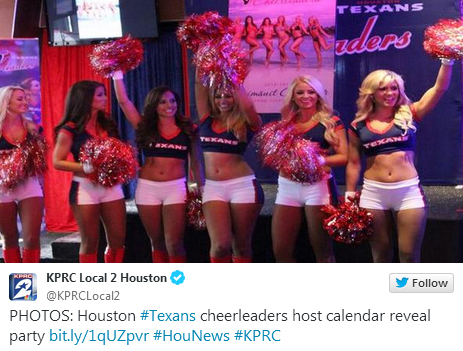 Texans' Cheerleaders release latest swimsuit calendar