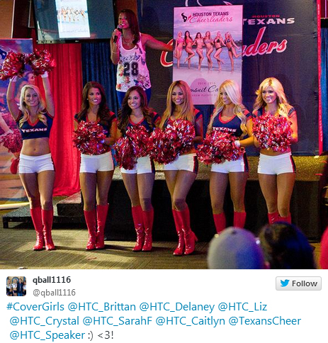 Texans' Cheerleaders release latest swimsuit calendar