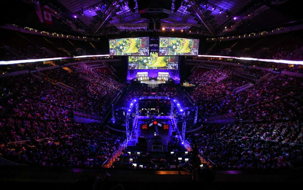 Thousands packed KeyArena to watch The International DOTA 2 Championships on Monday, July 21, 2014. The Chinese team NewBee took home the Aegis of Champions after beating Vici Gaming in three out of four games.