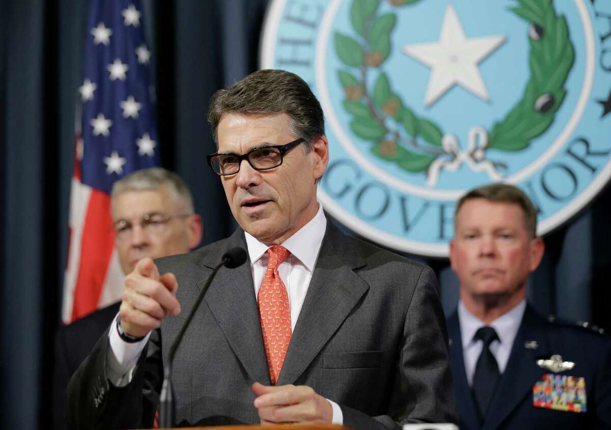Gov. Rick Perry announced that he is deploying up to 1,000 National Guard troops over the next month to the border.