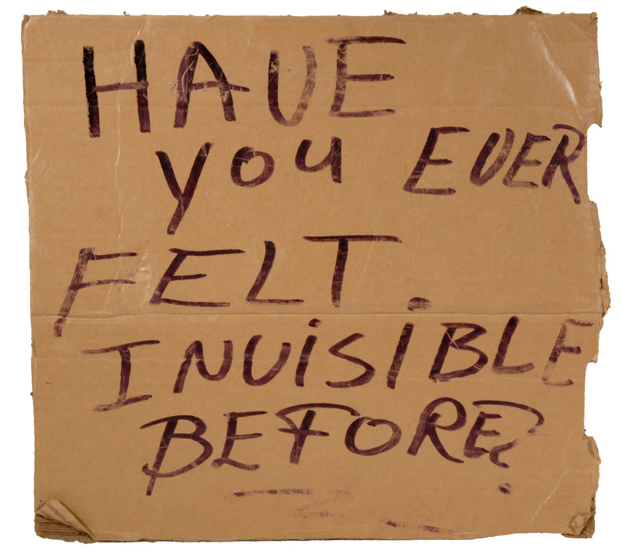 Homeless People With Cardboard Signs