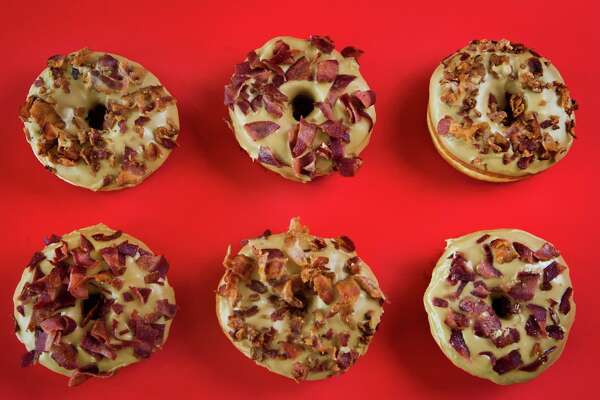 turkey bacon maple donut