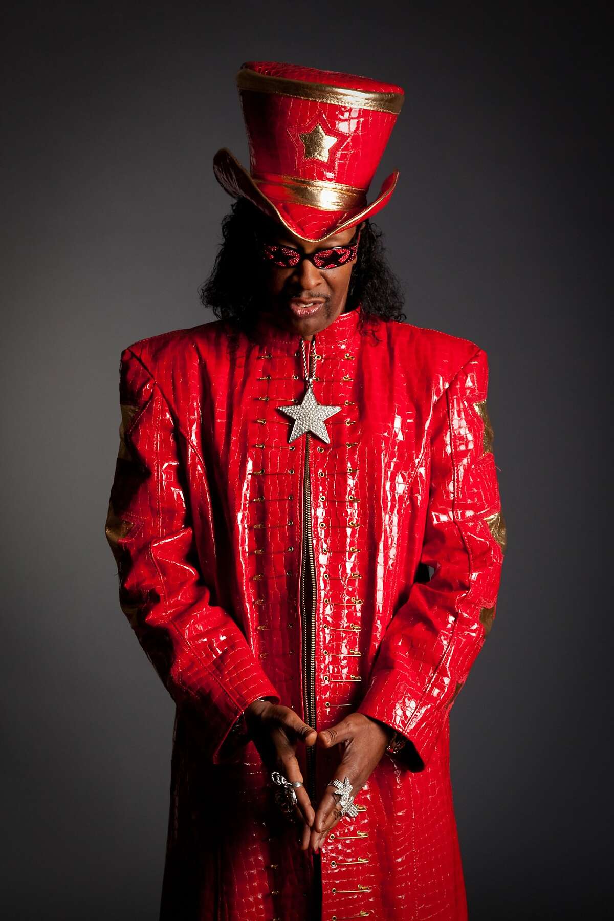 Bootsy Collins performs on Friday as part of the San Jose Jazz Summer Fest.