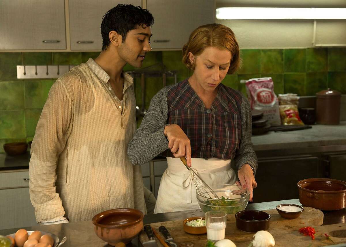 Om Shanti Omelet Hassam (Manish Dayal) is an Indian-immigrant cooking prodigy trying to make peace and find respectful agreement with traditionalist French restaurateur Madame Mallory (Dame Helen Mirren) in "The Hundred-Foot Journey." Movie opens August 8 at Bay Area theatres. Photo courtesy of DreamWorks Pictures. HFJ-0068r ..When Hassan Kadam (Manish Dayal) and his family move from India to a village in the South of France, they open a restaurant and encounter Madame Mallory, (Academy Award?-winner Helen Mirren) the chef proprietress of a classical Michelin-starred French restaurant across the street. Cultures collide, but they eventually find common ground through their love of cooking, in DreamWorks Pictures? charming film, ?The Hundred-Foot Journey.? Based on the novel ?The Hundred-Foot Journey? by Richard C. Morais, the film is directed by Lasse Hallstr?m. The producers are Steven Spielberg, Oprah Winfrey and Juliet Blake. Photo: Fran?ois Duhamel ..?2014 DreamWorks II Distribution Co., LLC. All Rights Reserved.
