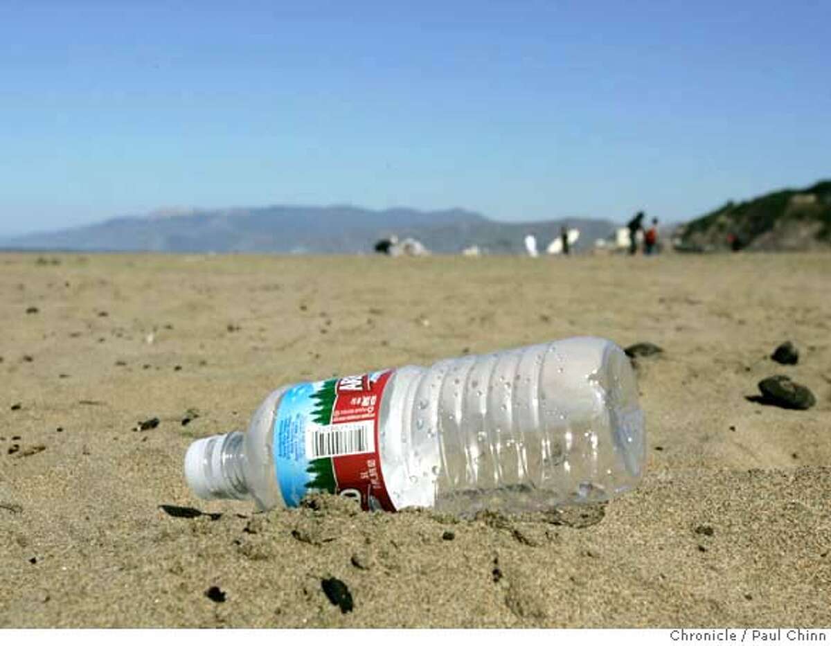 The United Nations says 8 million tons of plastic ends up in the oceans each year.