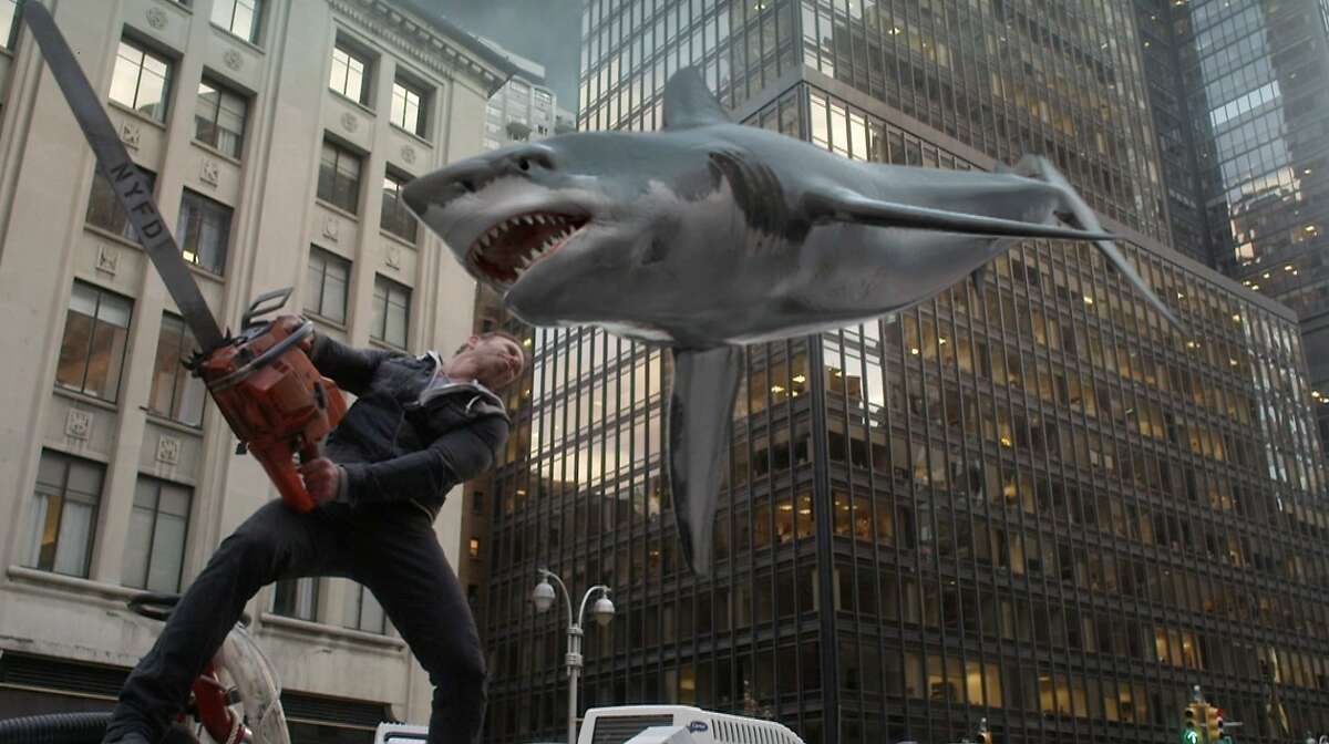 SHARKNADO 2: THE SECOND ONE -- Pictured: Ian Ziering as Fin Shepard