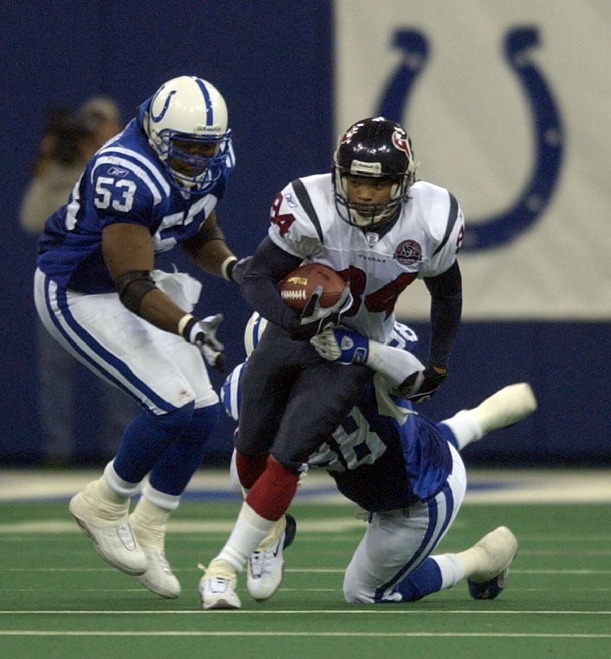 Dec. 1, 2002: Colts 19, Texans 3 In the Texans' first visit to Indy, the Colts once again would not yield a touchdown to Houston. The Texans were held to one field goal that was kicked with less than two minutes to go in the game)