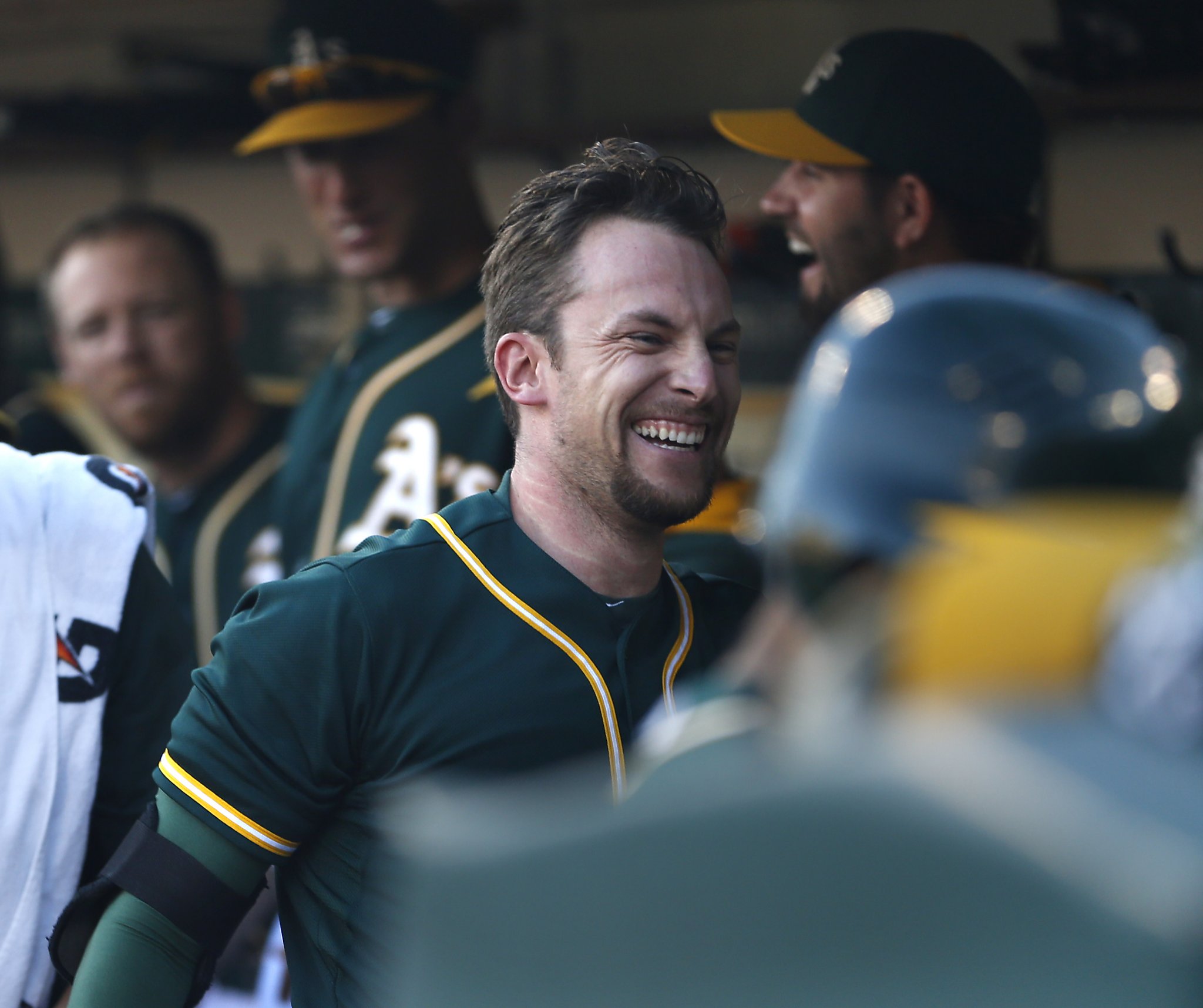 Josh Reddick trades jersey number to new A's DH Billy Butler for