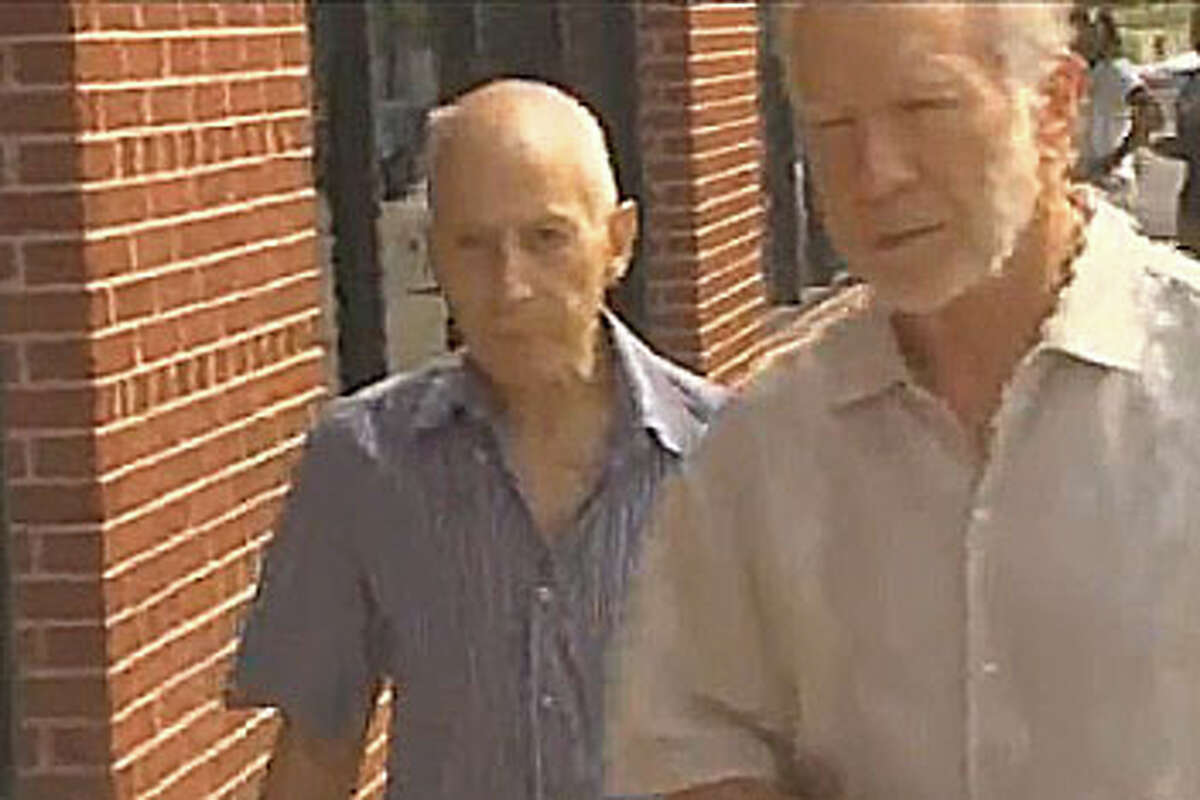 Robert Durst, the real estate heir who was acquitted in the murder of a Galveston man, turned himself in Wednesday after being charged with criminal mischief. Frame grab courtesy of KHOU