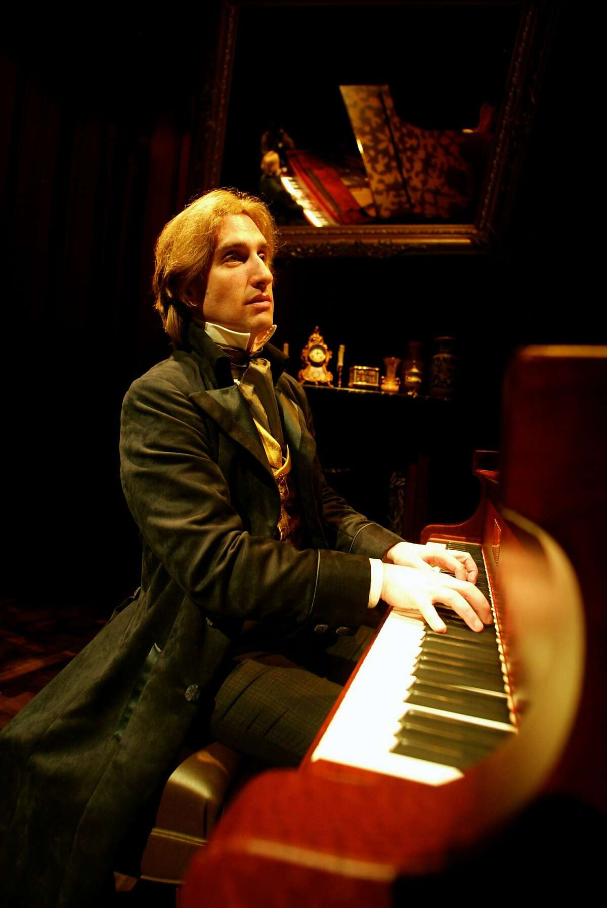 Hershey Felder as the great Romantic composer in his solo piece "Monsieur Chopin"