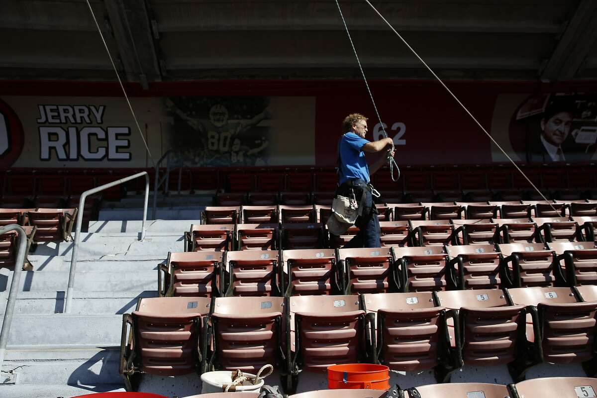 Candlestick Park seats to be sold in pairs