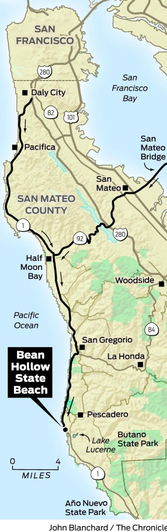 Sunday Drive Bean Hollow State Beach