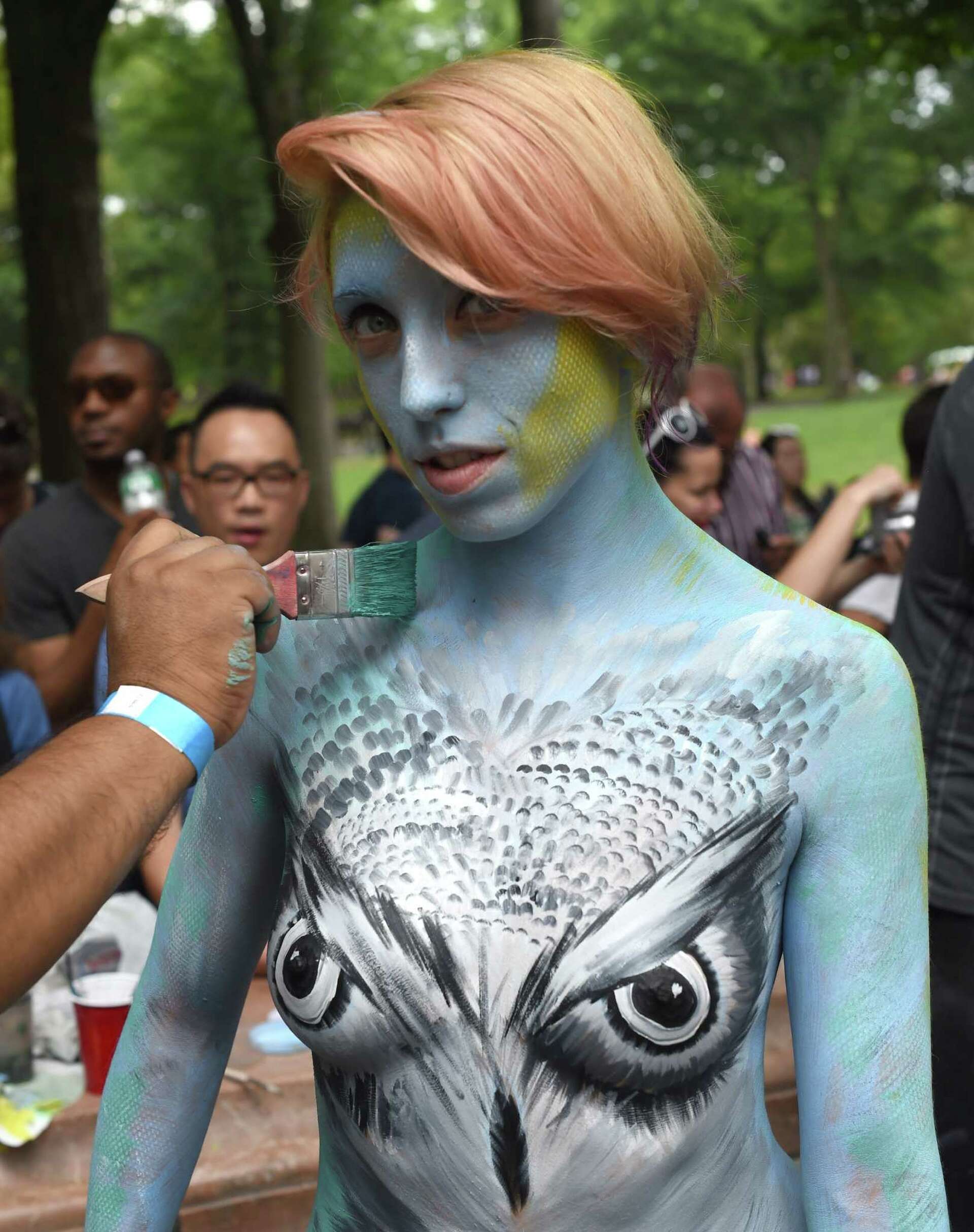 Paint costumes nude Nudists advocate for more adults to opt for body paint costumes at Halloween