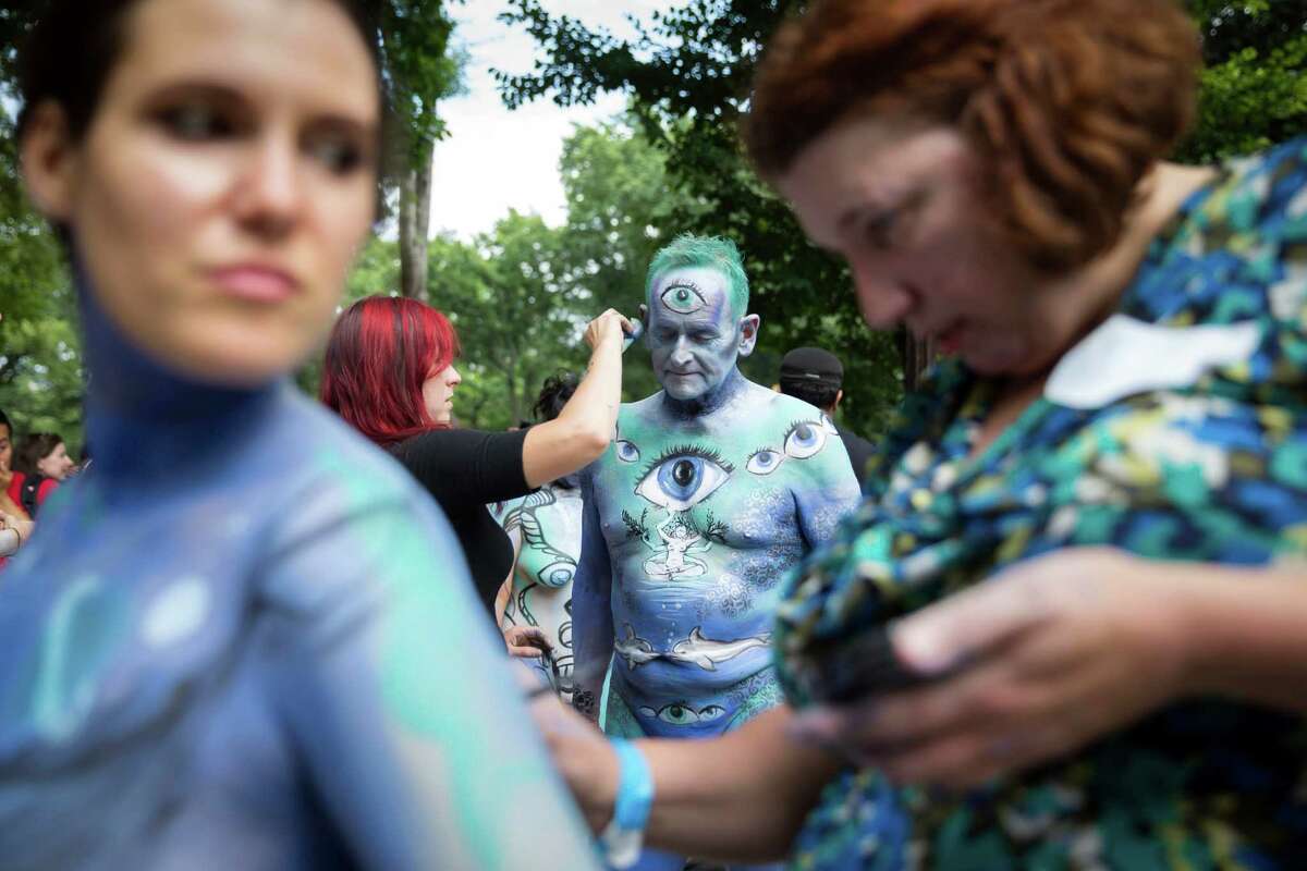 Body Painting Artists Gather In Ny