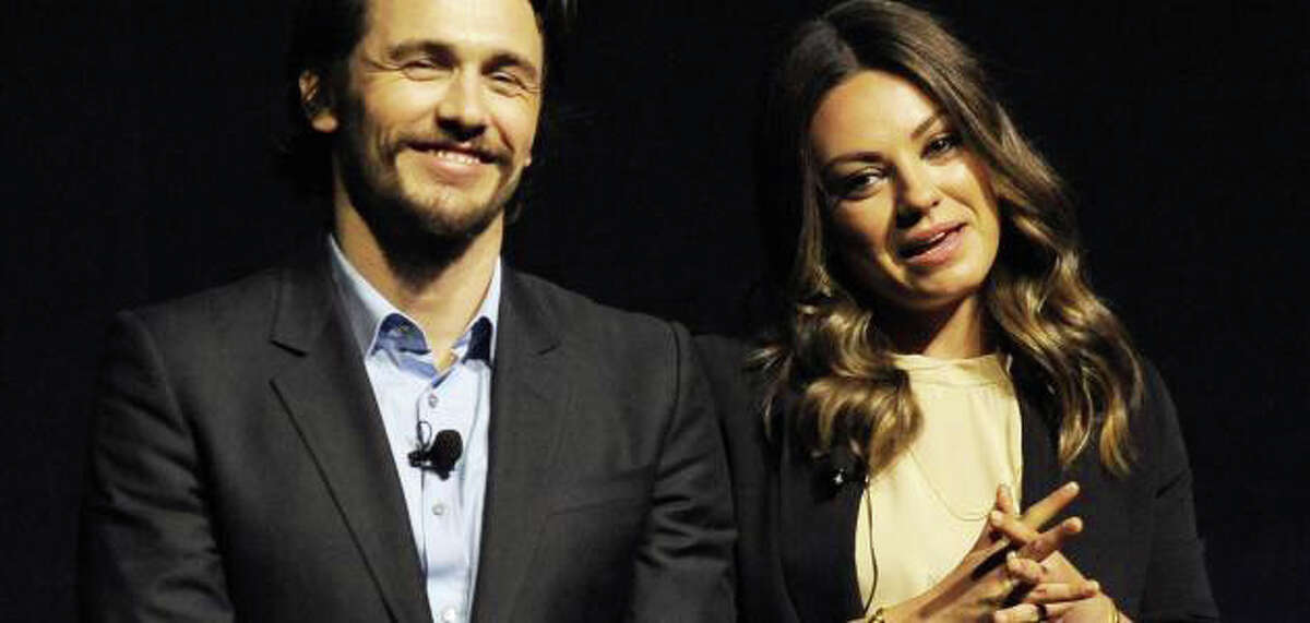 James Franco and Mila Kunis, in this publicity interview for the movie "Third Person," portray a couple battling over child custody.