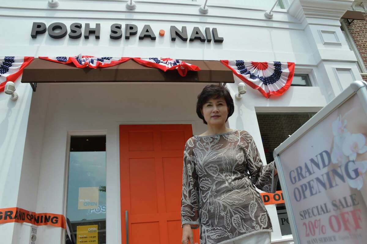 Diana Su, owner of Posh Nail & Spa, opened her third Fairfield County location, at 1077 Boston Post Road in Darien. Jarret Liotta/For the Darien News