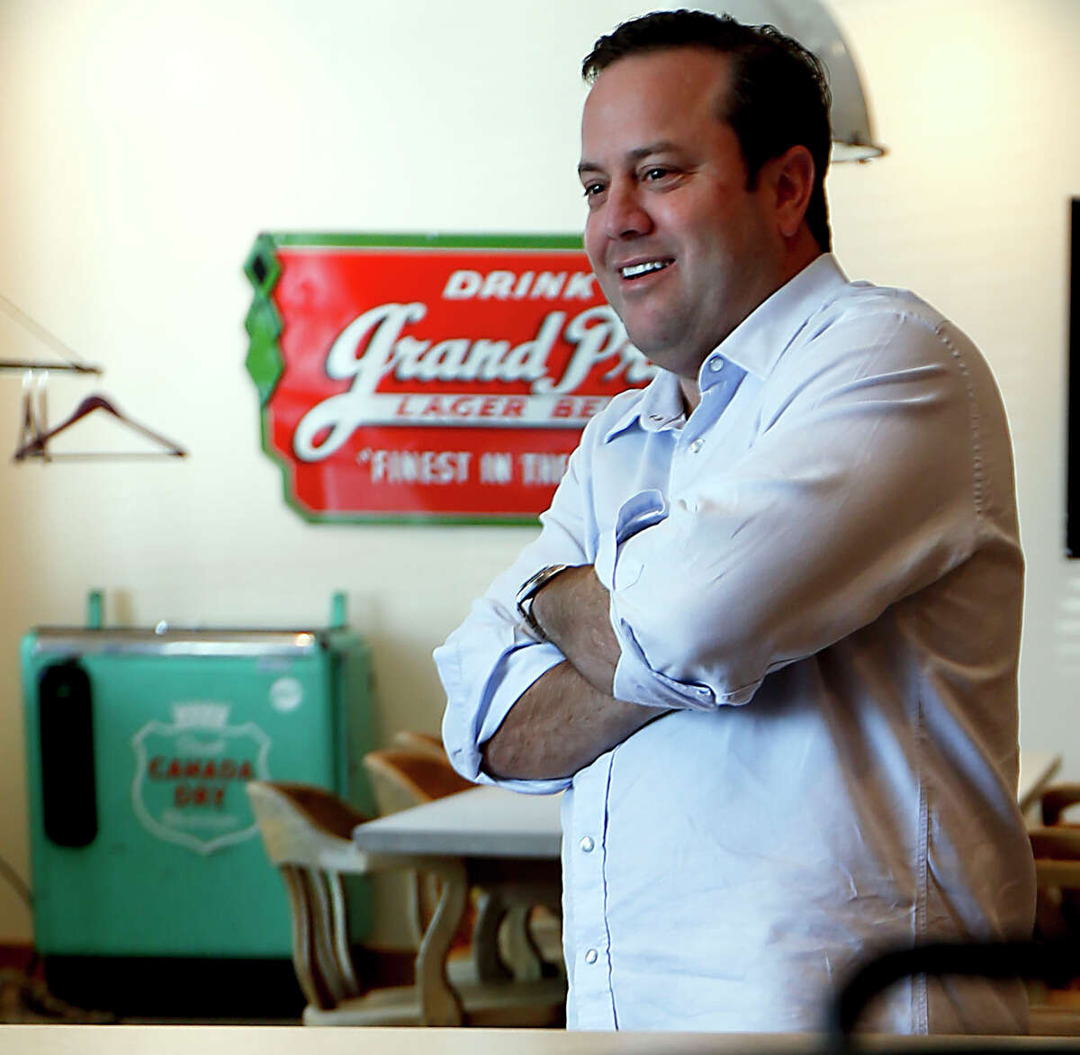 Goode Co. President Levi Goode in the company's test kitchen Wednesday, July 23, 2014, in Stafford. ( James Nielsen / Houston Chronicle )