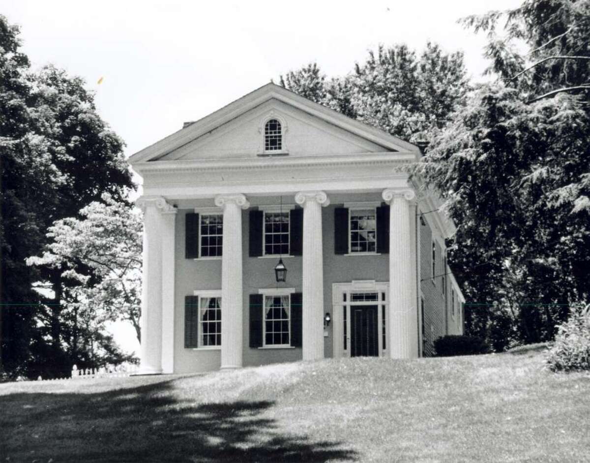 This photo, provided by the Greenwich Historical Society, shows the historical Josiah Wilcox house, a Greek Revival house, on Riversville Road. It was built in 1838.