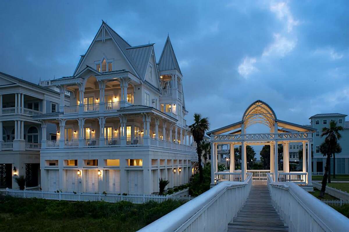 This gorgeous Galveston home is the perfect luxury getaway.
