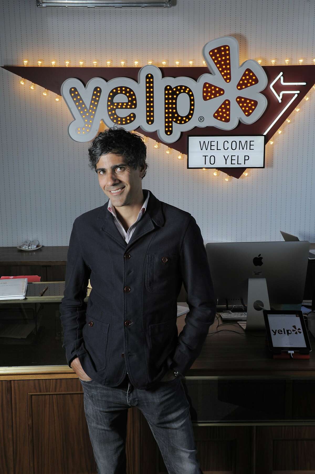 Yelp CEO and co-founder Jeremy Stoppelman poses for a portrait at Yelp headquarters on July 29, 2014 in San Francisco, CA. Yelp turns 10 years old during the Aug. 3 weekend.