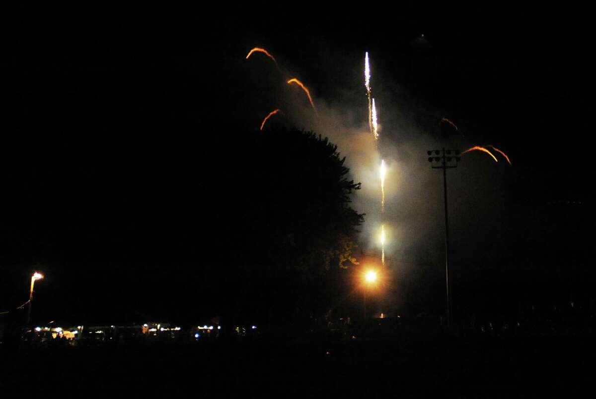 The fireworks display at the Ansonia Summerfest at Nolan Field complex in Ansonia, Conn. Saturday, July 19, 2014 was not a crowd pleaser. The city stopped payment on the final check of $3,000 and is in the process of working out an arrangement in which Atlas will provide a real fireworks display this fall.