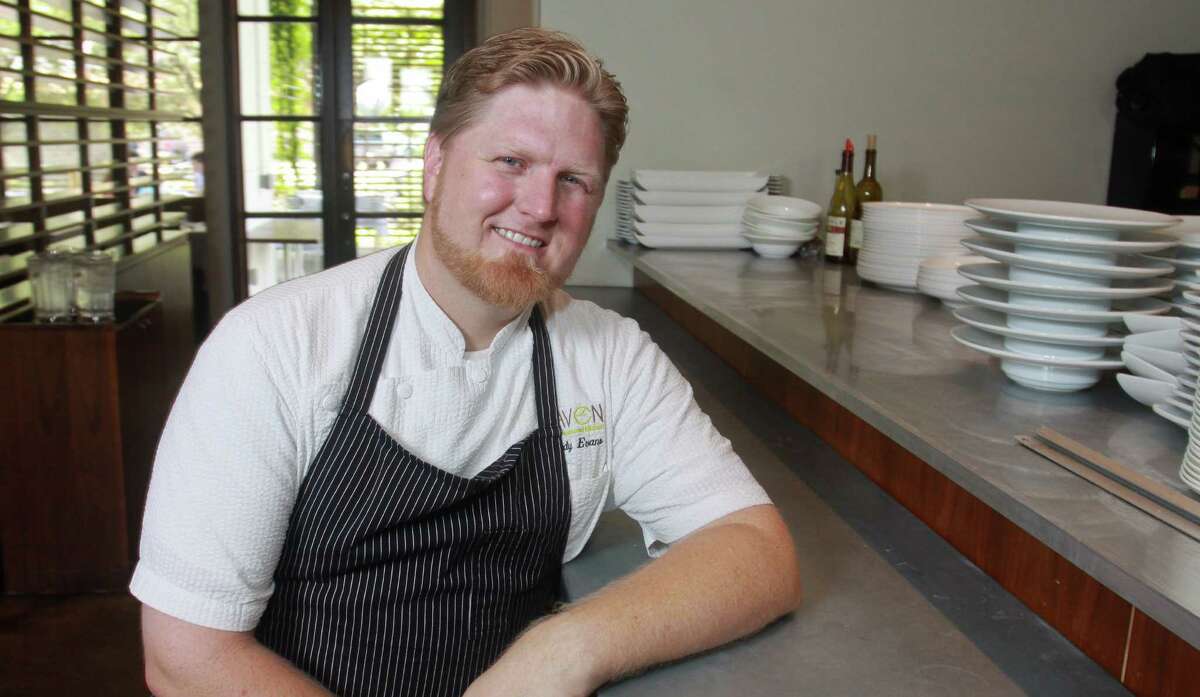(For the Chronicle/Gary Fountain, May 31, 2012) Chef Randy Evans in the kitchen of Haven.