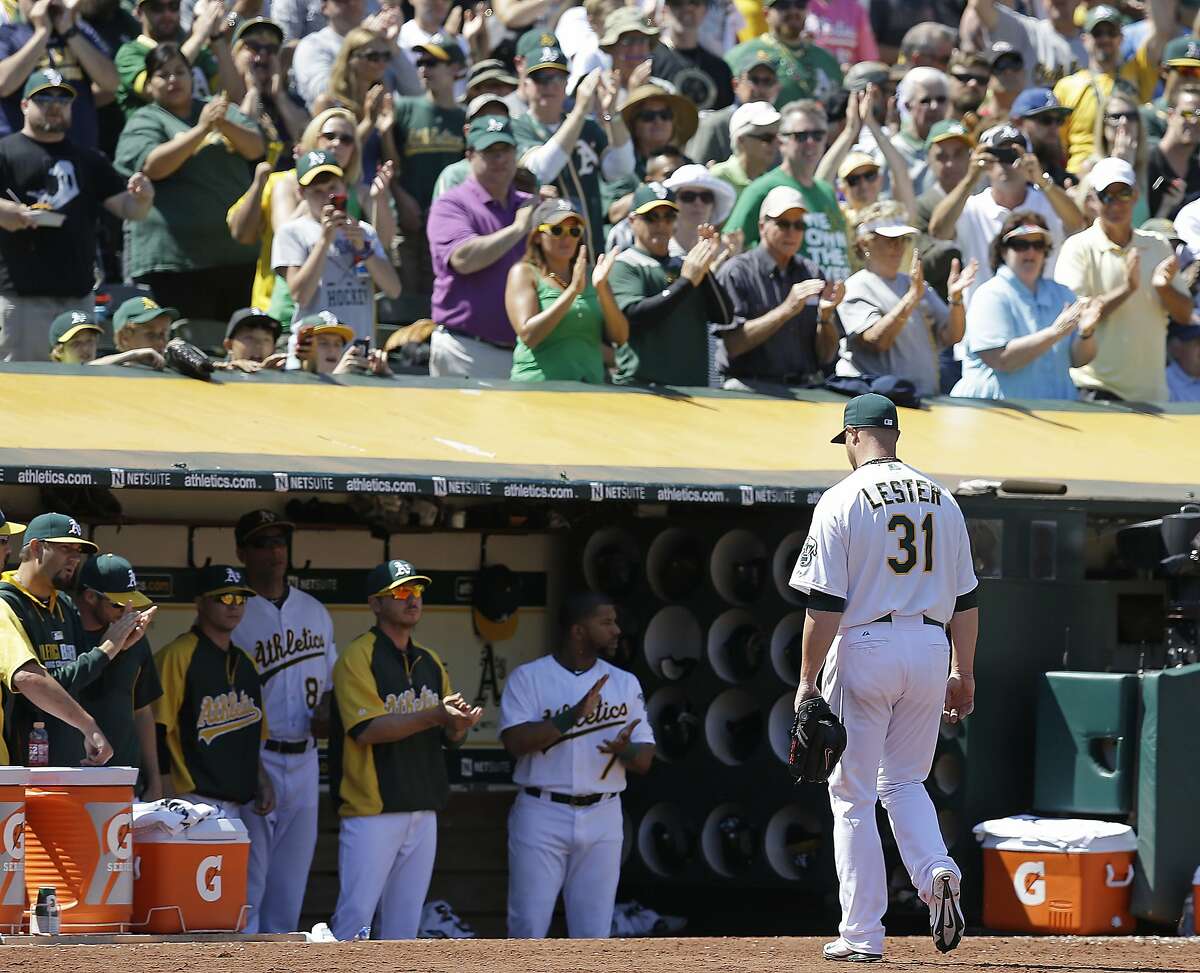 In this July 23, 2014 file photo, Oakland Athletics' Yoenis