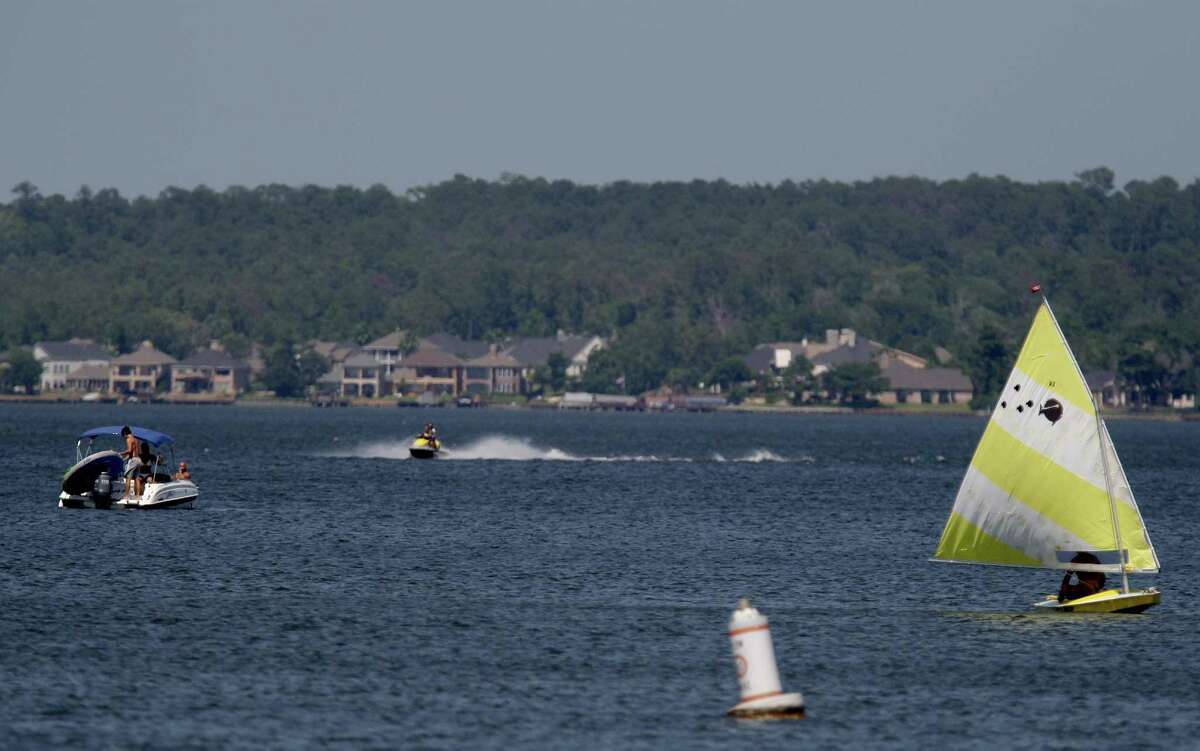 A 2012 photo offers a preview of what's to come during this summer's weekends as even more people come out to enjoy Lake Conroe.