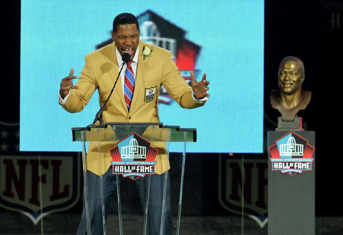 Michael Strahan said he was proud to have played for Texas Southern University and to have been a part of the Southwestern Athletic Conference's rich heritage.