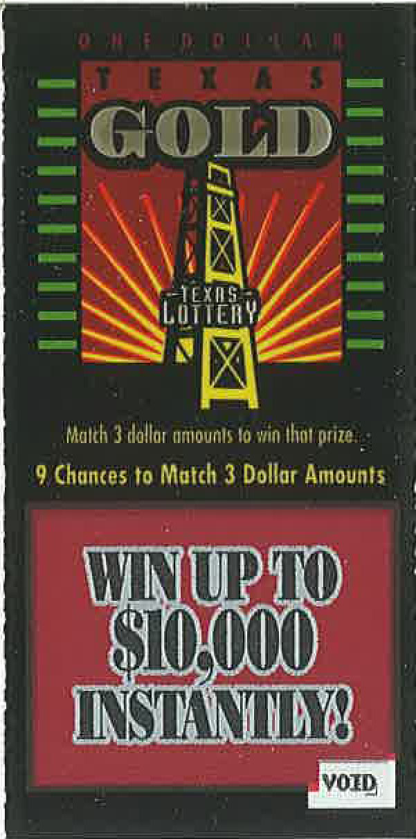 Texas Lottery crashes through a barrier: The first scratch-off in