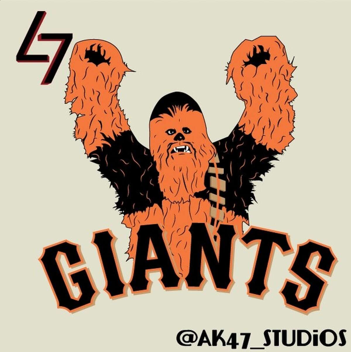 The San Francisco Giants and Chewbacca