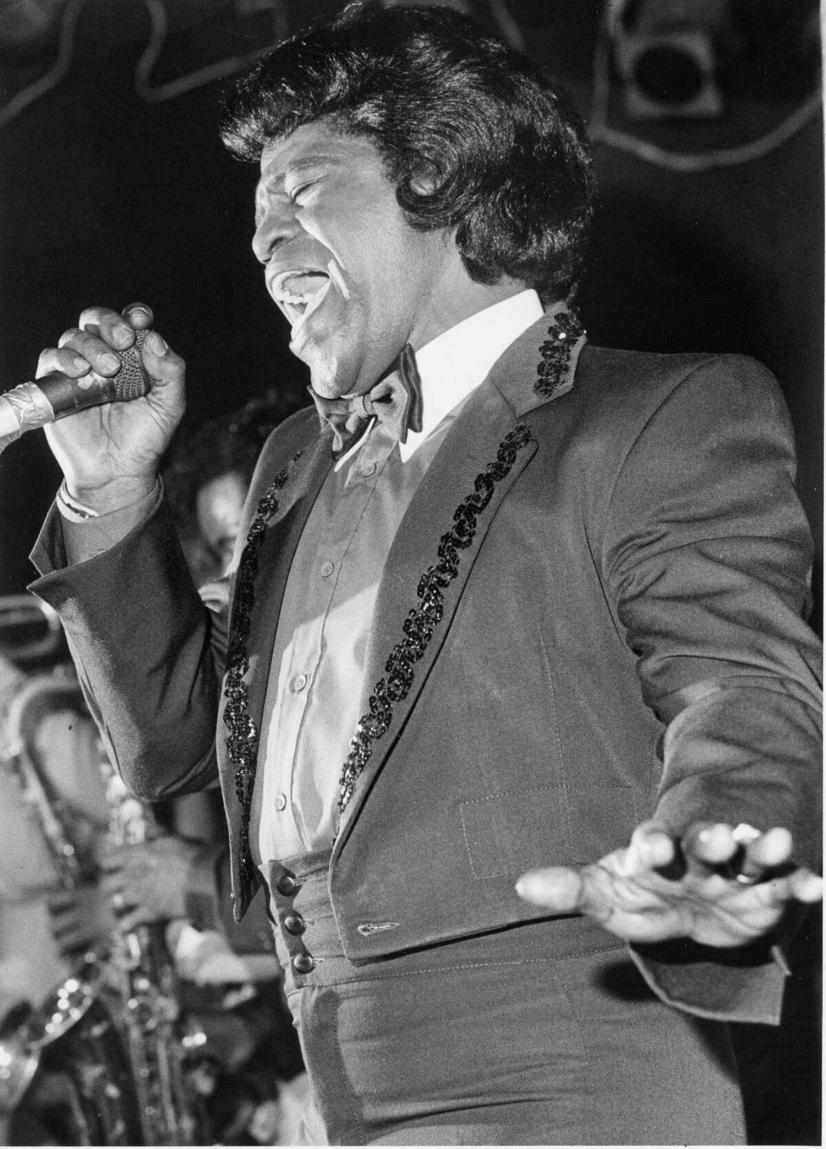PHOTOS: Fitzgerald's through the yearsJames Brown finds an emotional note during his engagement at Fitzgerald's in 1985. >>See what other big names have played the Houston venue.