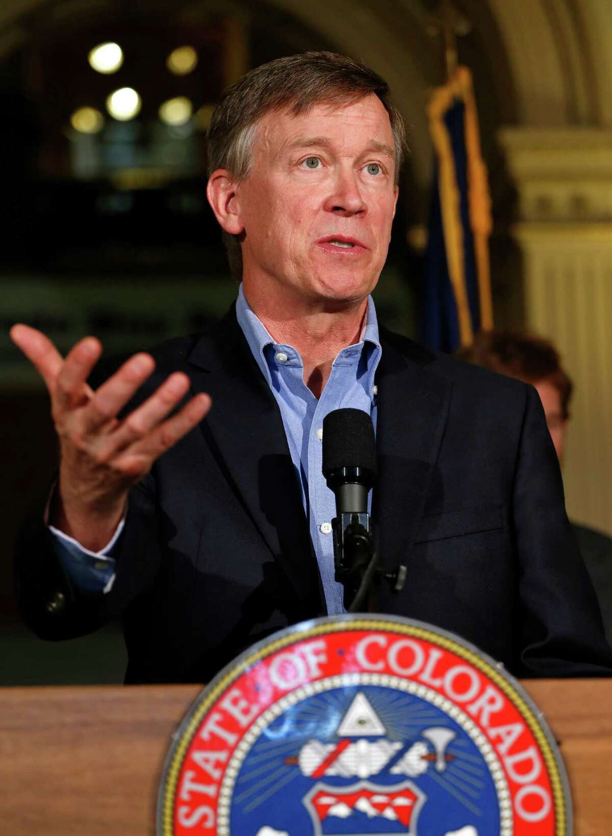 Former Colorado governor John Hickenlooper, a Democrat, announced earlier this year he is running for president in 2020.