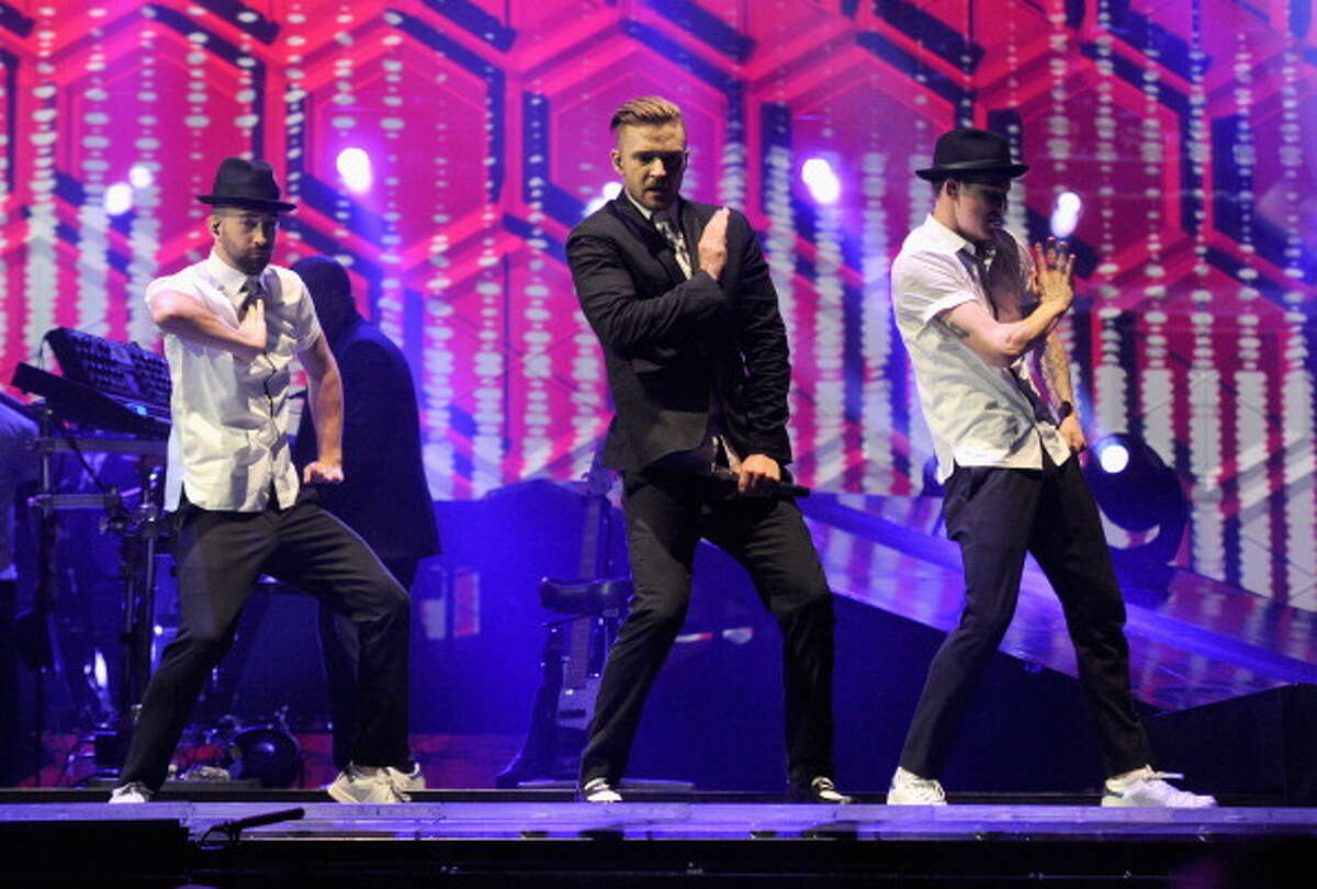 Justin Timberlake performs at the AT&T