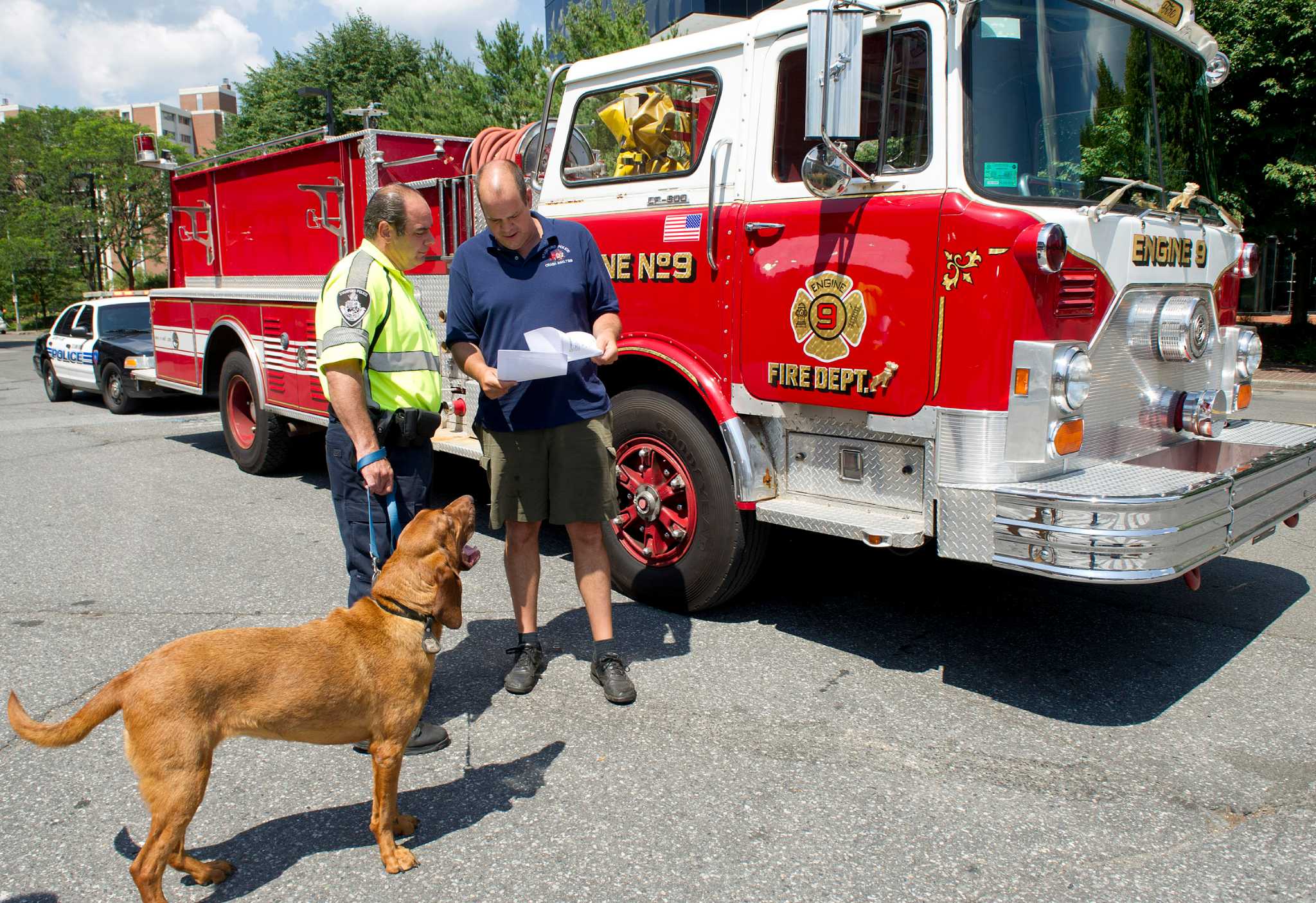 Stamford cop takes old fire truck to good home in Kentucky