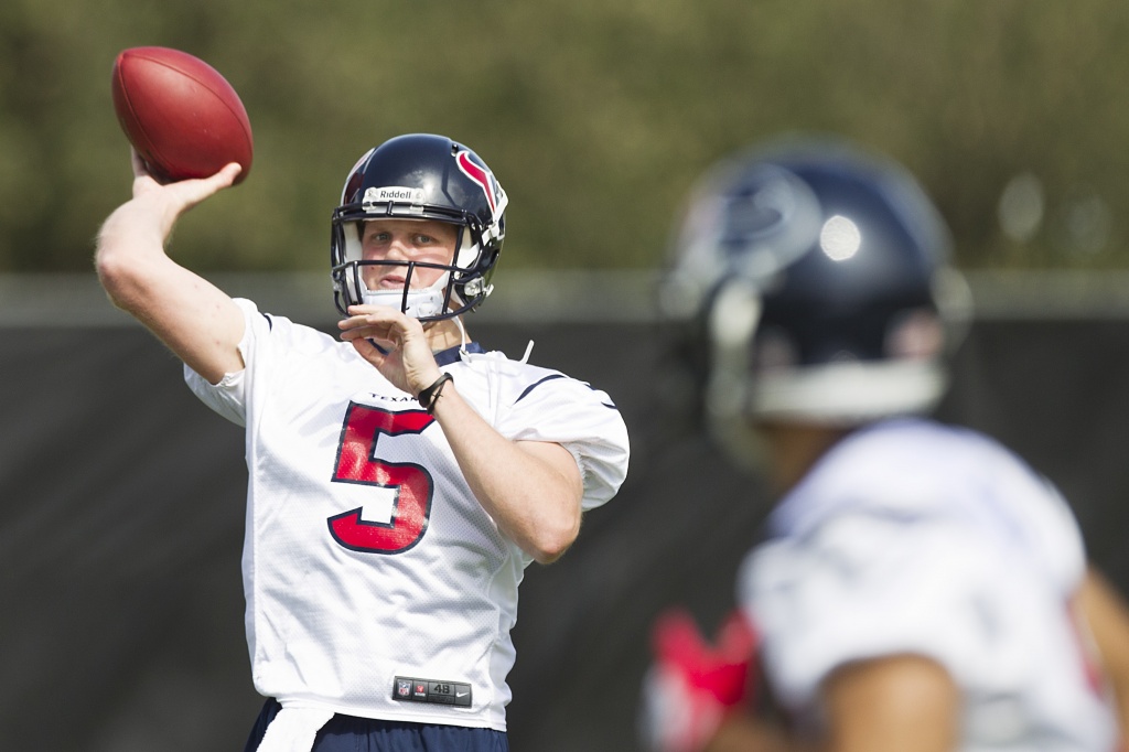 Fitzpatrick relishes role as QB mentor with Texans