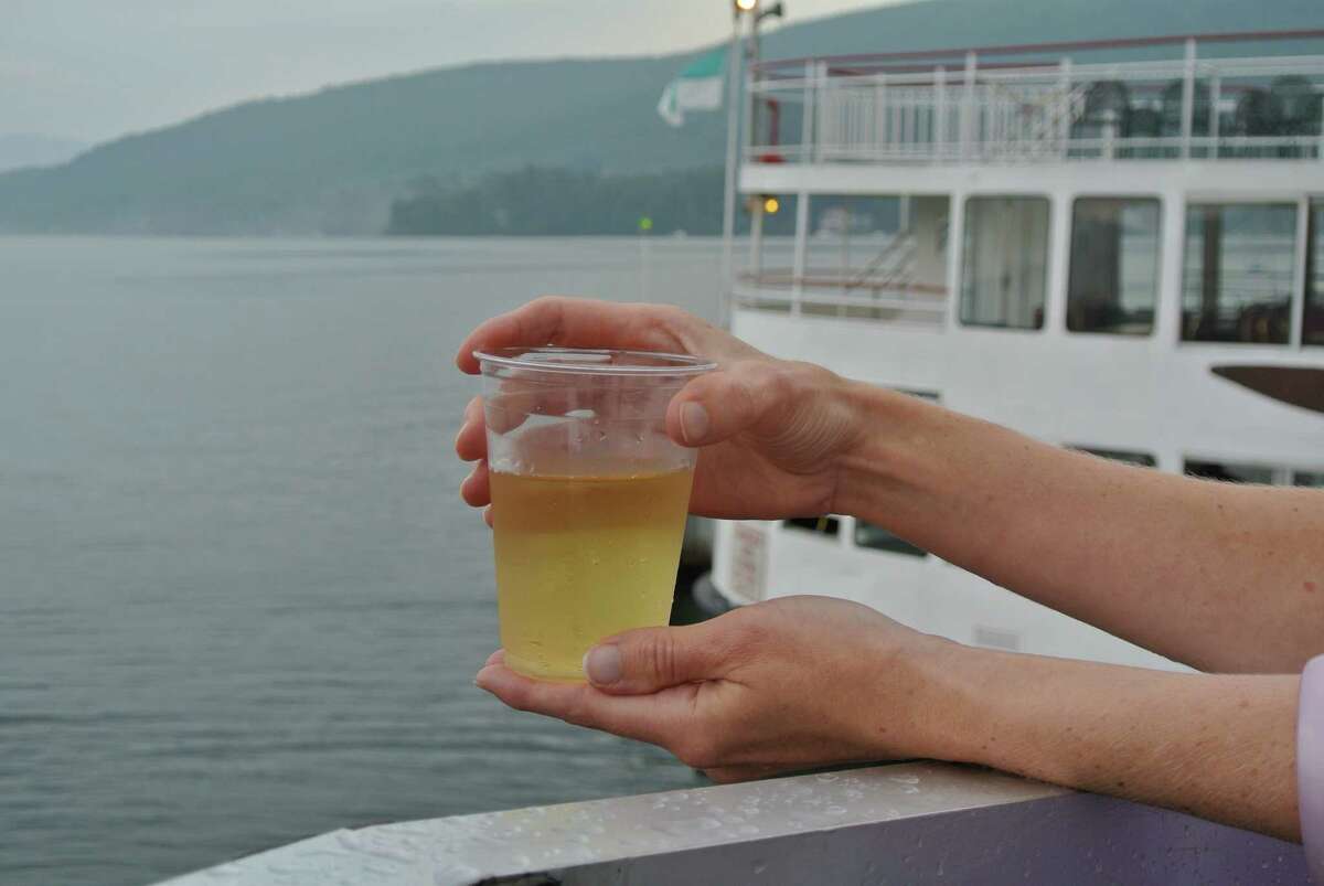 Mohican Pinot Grigio from Adirondack Winery, an award-winning, lemony, semi-dry white wine made in Lake George ($7 a glass). Available at: Any of the Lake George Steamboats, including the Minne Ha Ha antique paddle boat. (Deanna Fox)