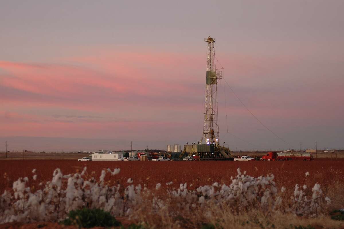 Hydraulic fracturing, which Apache Corp. used at this Permian Basin site in 2012, has contributed to such a boom in the region that there are shortages of material needed for the process.