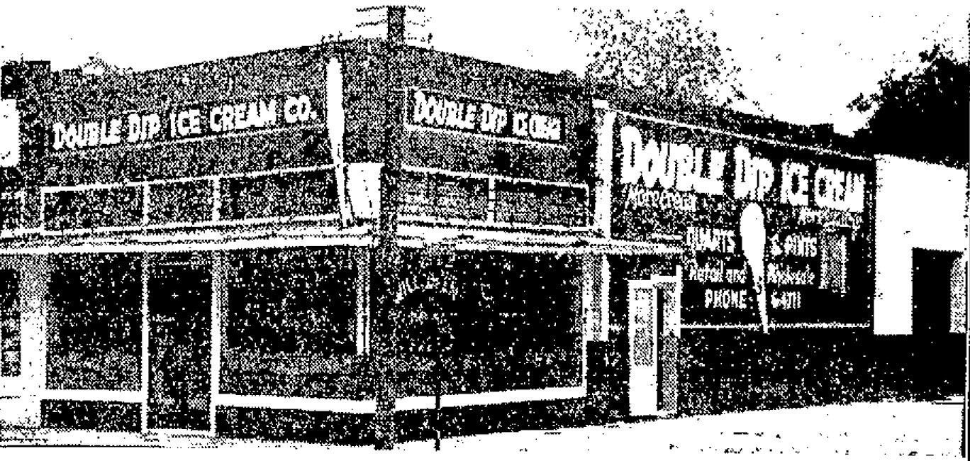 Double Dip Ice Cream thrived during World War II