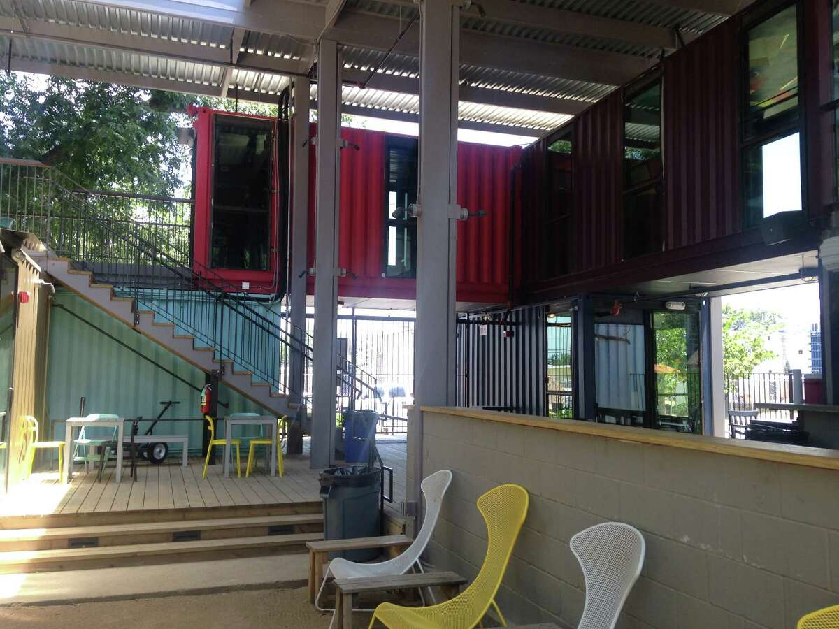 Austin bar made entirely of shipping containers