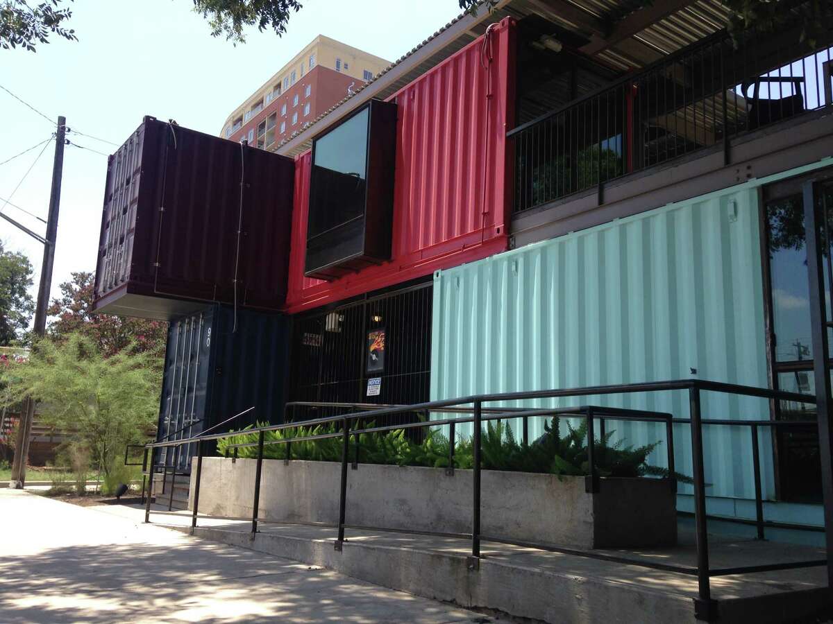 The Container Bar — which opened in March and resides on Rainey Street, a historic district that’s home to many bars — is completely made of shipping containers.